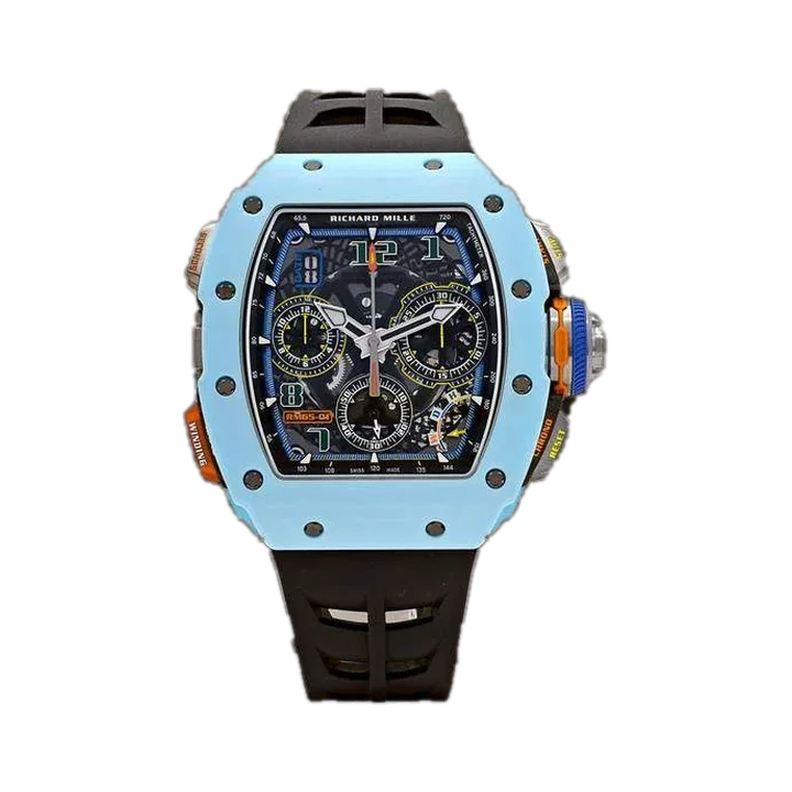 Richard Mille RM 65-01 Split Seconds (Blue Quartz TPT), reference RM65-01 FQ BL, at Yousef Watch