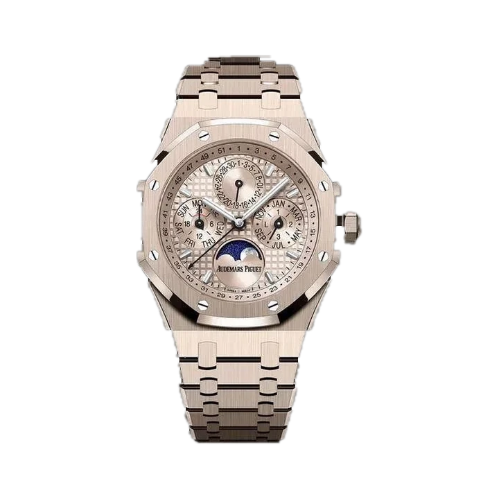 Audemars Piguet Royal Oak Perpetual Calendar (Sand Gold), reference 26674SG.OO.1320SG.01, at Yousef Watch