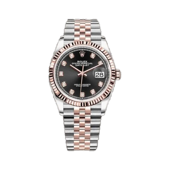 Rolex Datejust 36 (Black Diamond), reference 126231G, at Yousef Watch
