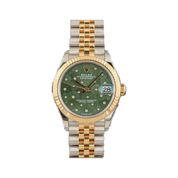 Rolex Datejust 31 (Green Jubilee), reference 278273VI, at Yousef Watch