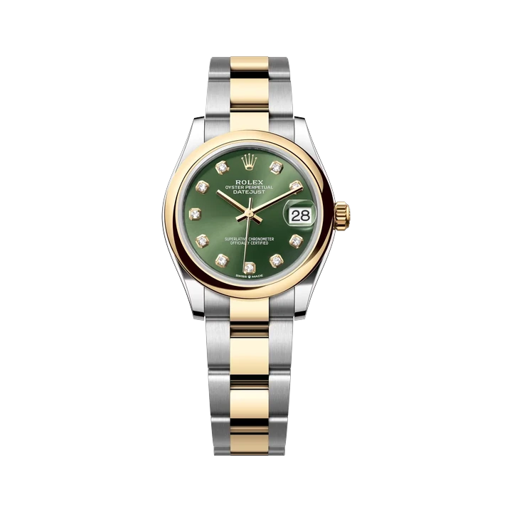 Rolex Datejust 31 (Olive Green Diamond), reference 278243G, at Yousef Watch