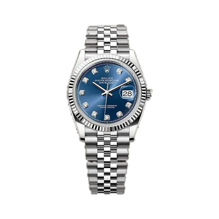 Rolex Datejust 36 (Blue Diamond Jubilee), reference 126234G, at Yousef Watch