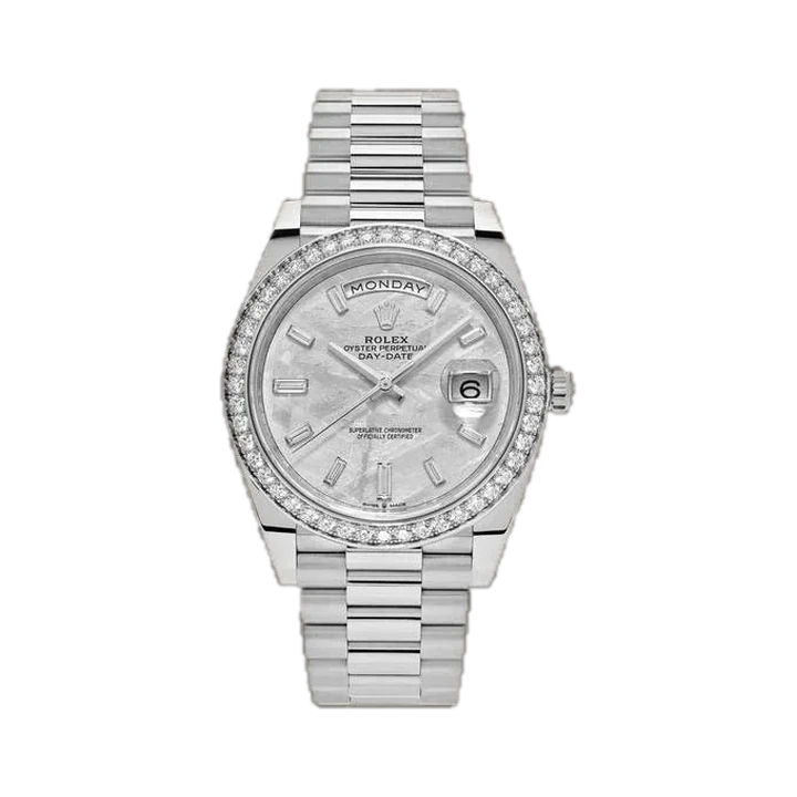 Rolex Day-Date 40 (Meteorite), reference 228349RBR, at Yousef Watch