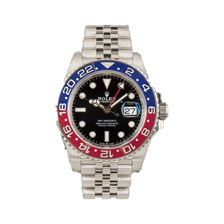 Rolex GMT-Master II (Pepsi Jubilee), reference 126710BLRO, at Yousef Watch