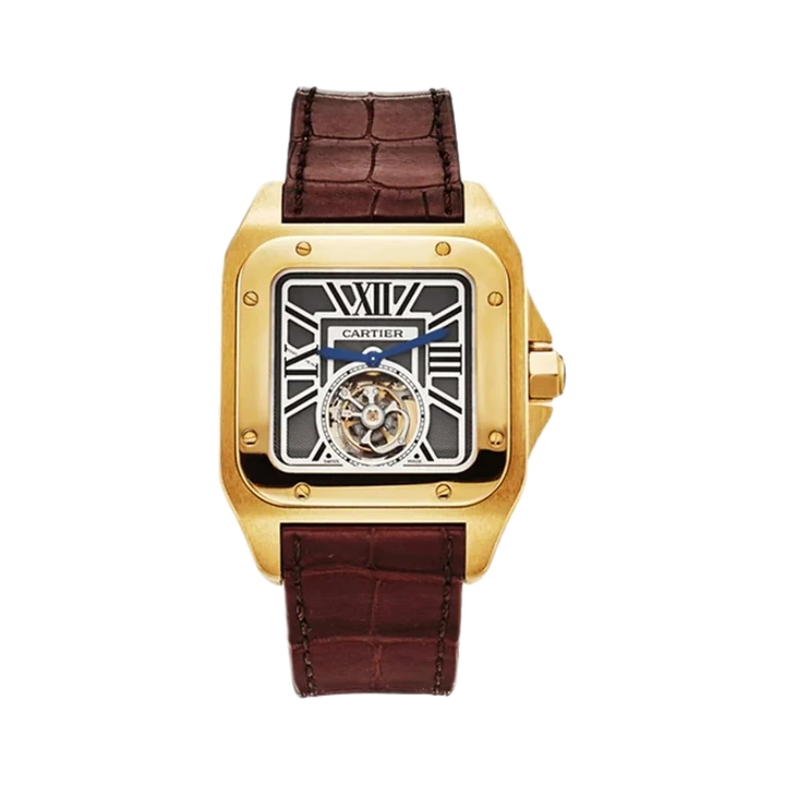 Cartier Santos 100 Flying Tourbillon, reference W2020019, at Yousef Watch