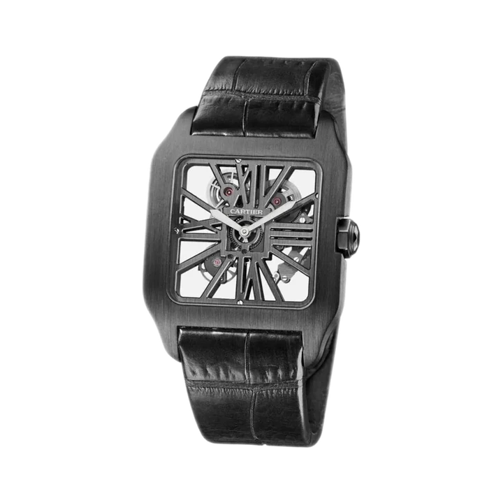 Cartier Santos-Dumont Skeleton (Titanium), reference W2020052