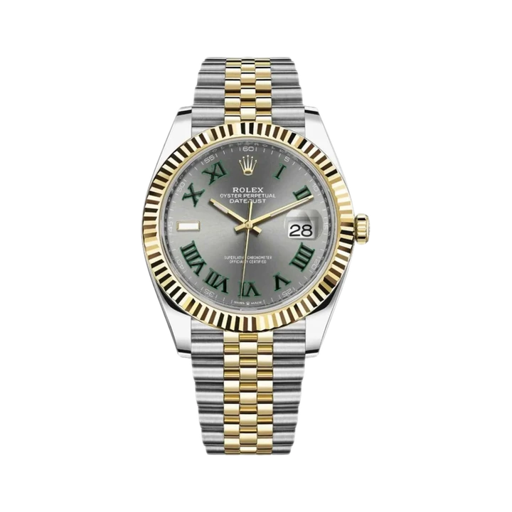 Rolex Datejust 41 (Slate Green Roman), reference 126333NG