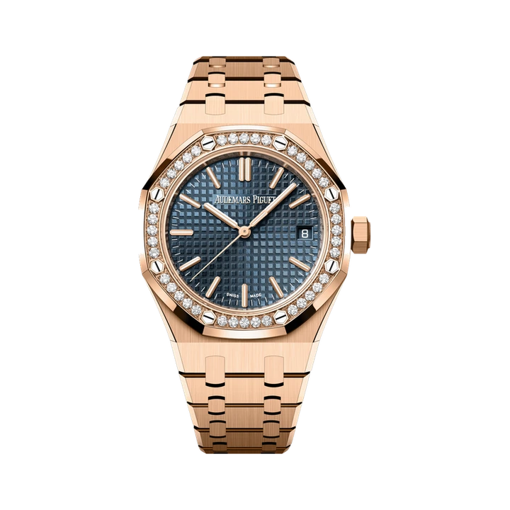 Audemars Piguet Royal Oak Selfwinding 37 (Bleu Nuit), reference 15551OR.ZZ.1356OR.05, at Yousef Watch