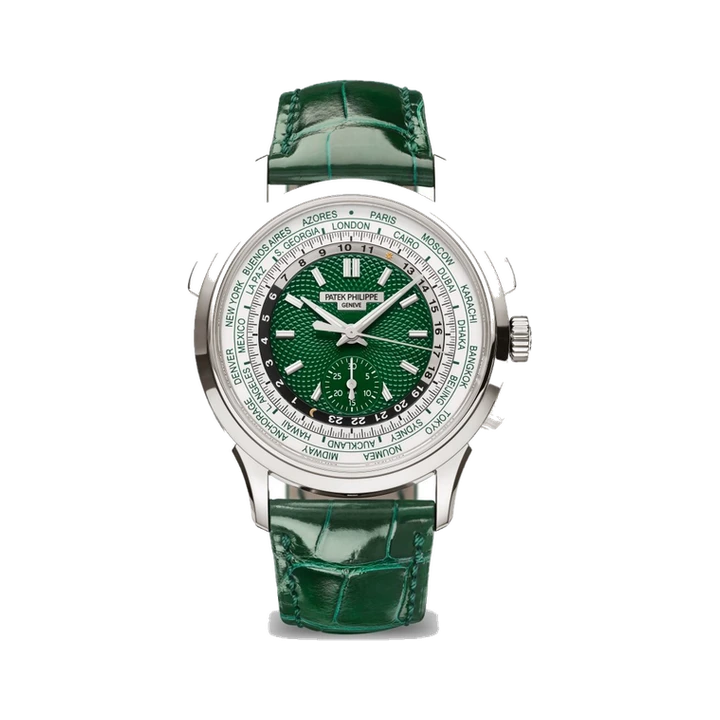 Patek Philippe World Time Flyback Chronograph (Platinum), reference 5930P-001, at Yousef Watch
