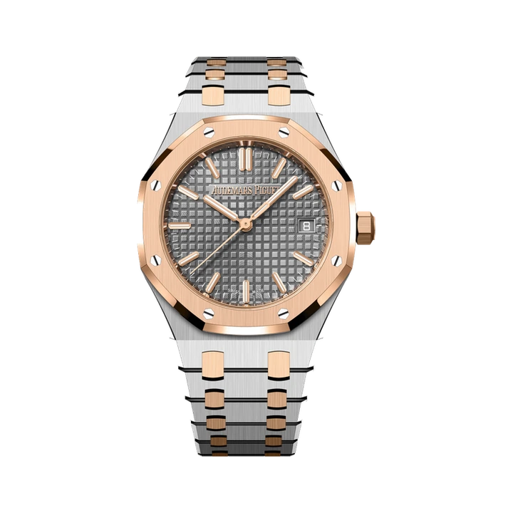 Audemars Piguet Royal Oak Selfwinding 34 (Grey, Two Tone), reference 77450SR.OO.1361SR.03, at Yousef Watch
