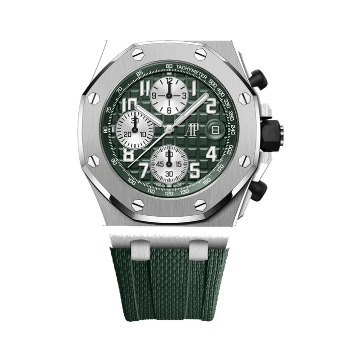 Audemars Piguet Royal Oak Offshore Chronograph (Khaki), reference 26238TI.OO.A056CA.01, at Yousef Watch