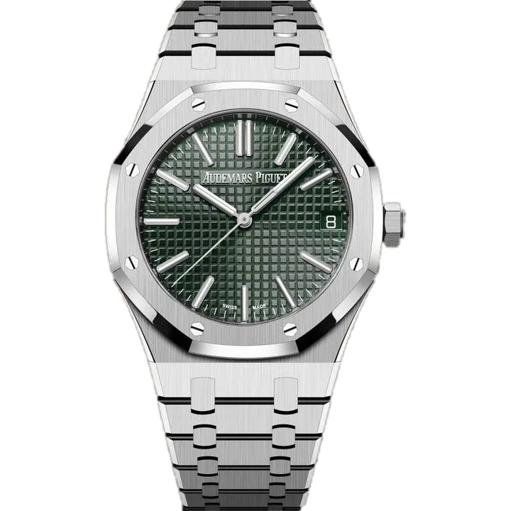 Audemars Piguet Royal Oak Selfwinding (Khaki Green), reference 15510ST.OO.1320ST.09, at Yousef Watch