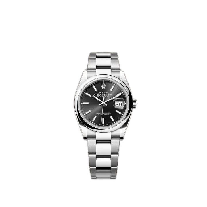 Rolex Datejust 36 (Bright Black Dial), reference 126200, at Yousef Watch