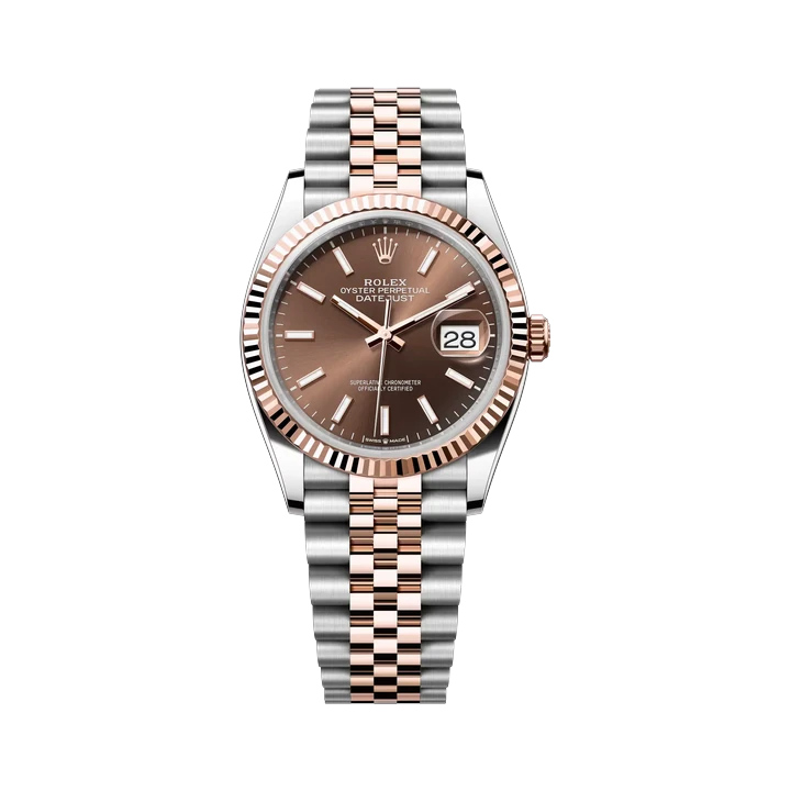 Rolex Datejust 36 (Chocolate Index), reference 126231, at Yousef Watch