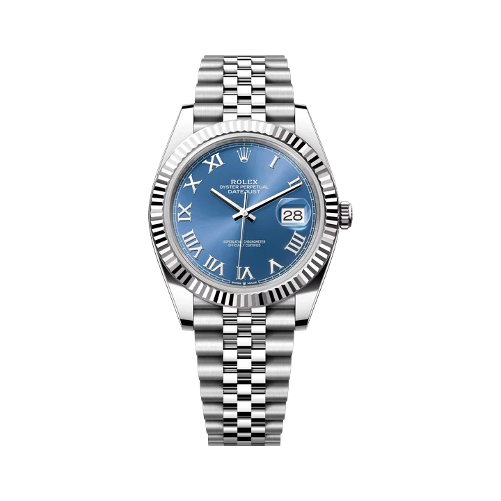 Rolex Datejust 41 (Blue Roman), reference 126334, at Yousef Watch