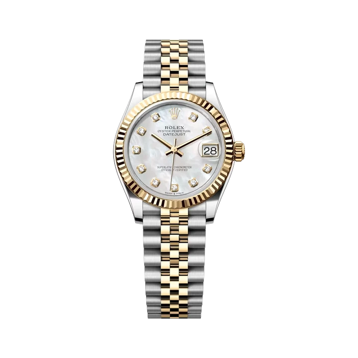 Rolex Datejust 31 (White Mother-of-Pearl), reference 278273NG, at Yousef Watch