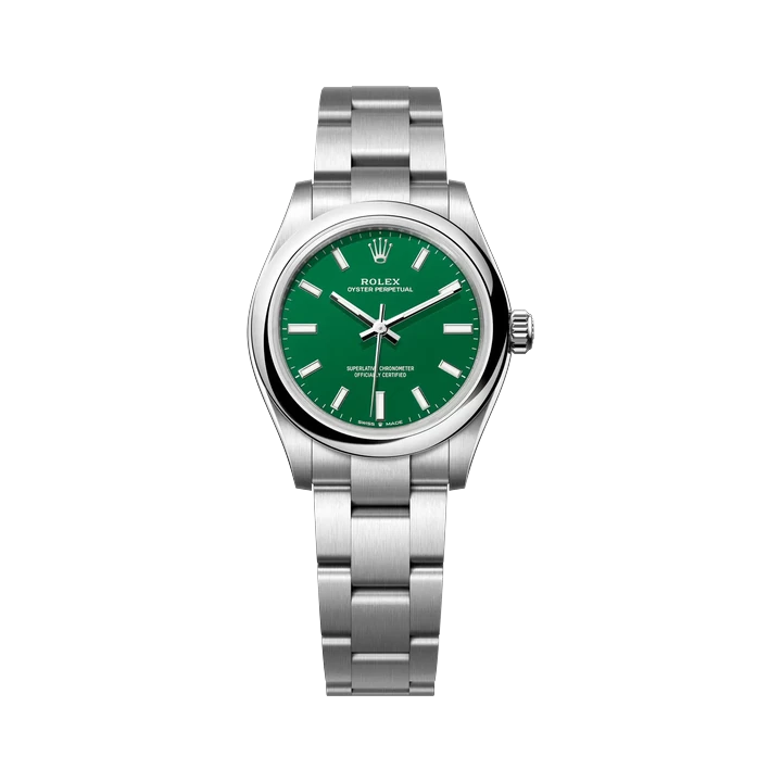 Rolex Oyster Perpetual 31 (Green), reference 277200, at Yousef Watch