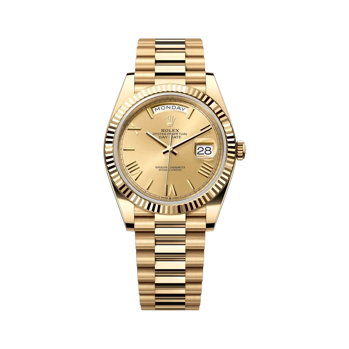 Rolex Day-Date 40 (Champagne), reference 228238, at Yousef Watch