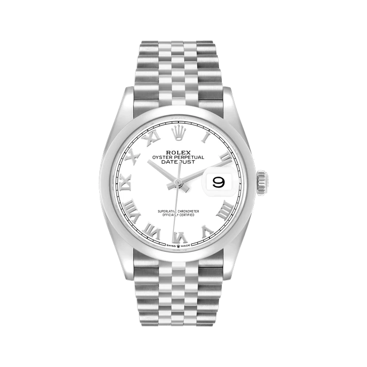 Rolex Datejust 36 (White Roman), reference 126200, at Yousef Watch