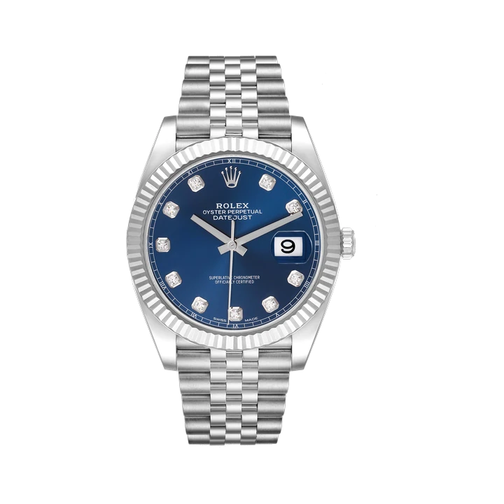 Rolex Datejust 41 (Blue Diamond), reference 126334, at Yousef Watch