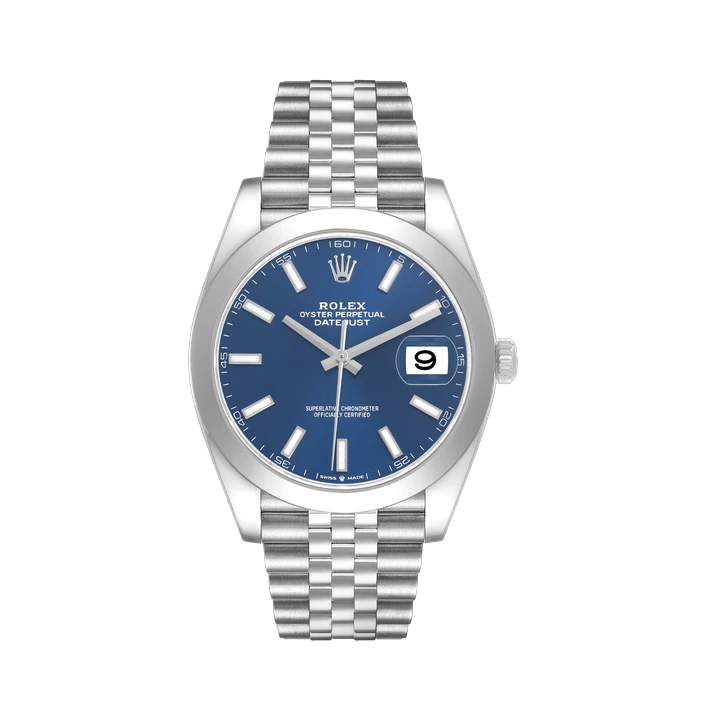 Rolex Datejust 41 (Blue Index), reference 126300, at Yousef Watch