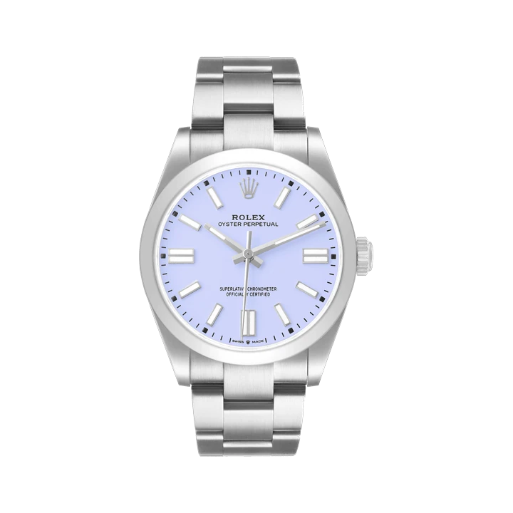 Rolex Oyster Perpetual 41 (Lavender), reference 134300, at Yousef Watch