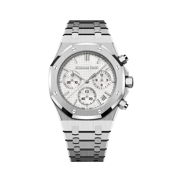 Audemars Piguet Royal Oak Selfwinding Chronograph (White), reference 26240ST.OO.1320ST.07, at Yousef Watch