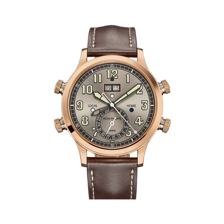 Patek Philippe Alarm Travel Time (Rose Gold), reference 5520RG-001, at Yousef Watch