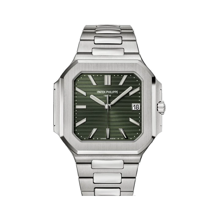 Patek Philippe Cubitus (Olive Green), reference 5821/1A-001, at Yousef Watch