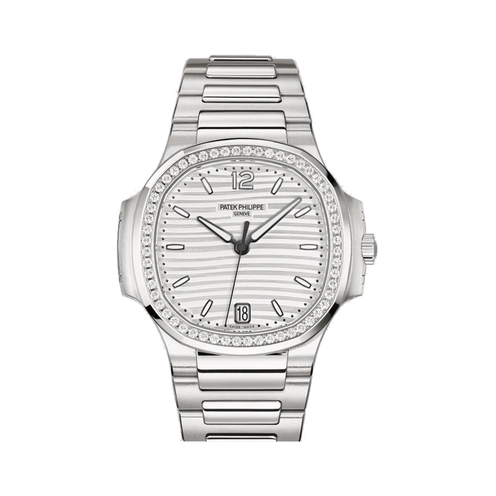 Patek Philippe Nautilus (White, Diamond Bezel), reference 7118/1200A-010, at Yousef Watch