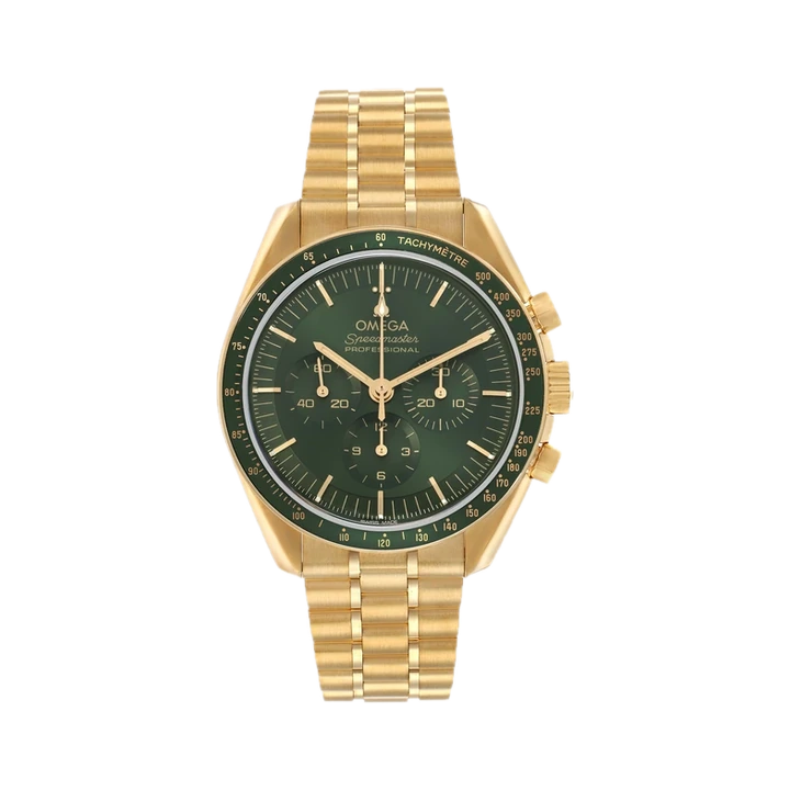 Omega Speedmaster Moonwatch (Green Dial), reference 310.60.42.50.10.001, at Yousef Watch