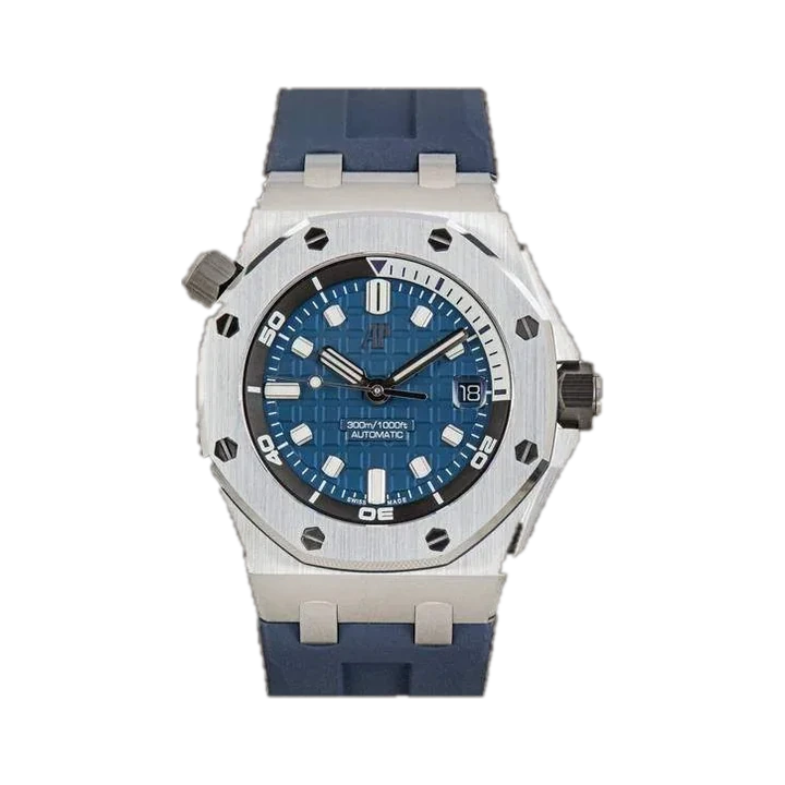 Audemars Piguet Royal Oak Offshore Diver (Blue Dial), reference 15720ST.OO.A027CA.01, at Yousef Watch