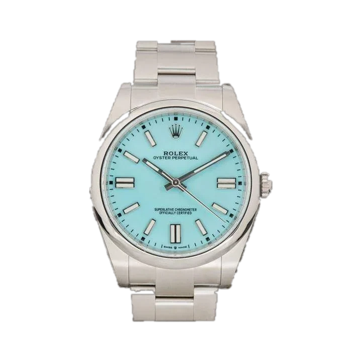 Rolex Oyster Perpetual 41 (Turquoise), reference 124300, at Yousef Watch