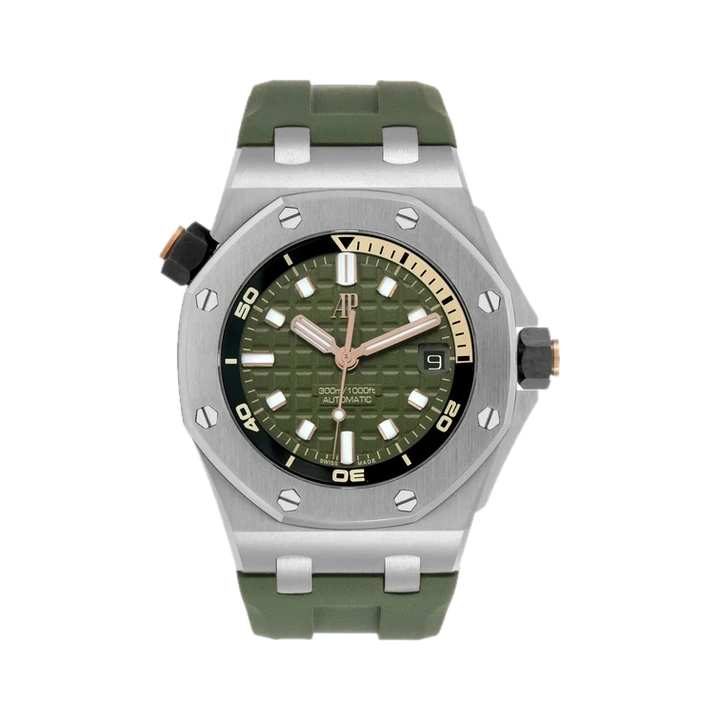 Audemars Piguet Royal Oak Offshore Diver, reference 15720ST.OO.A052CA.01, at Yousef Watch