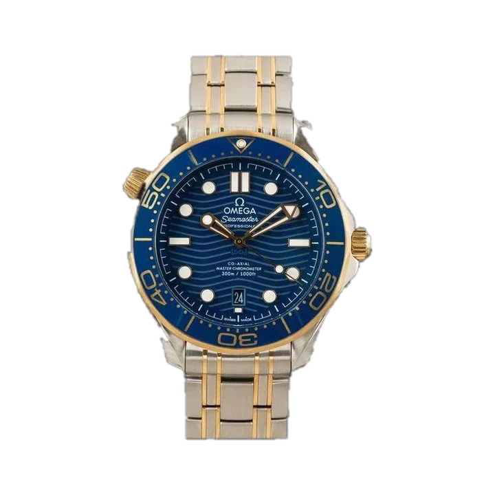 Omega Seamaster Diver 300M (Blue Dial) at Yousef Watch