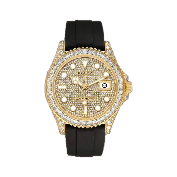Rolex Yacht-Master 42 (Pavé Diamonds), reference M226668TBR-0001, at Yousef Watch