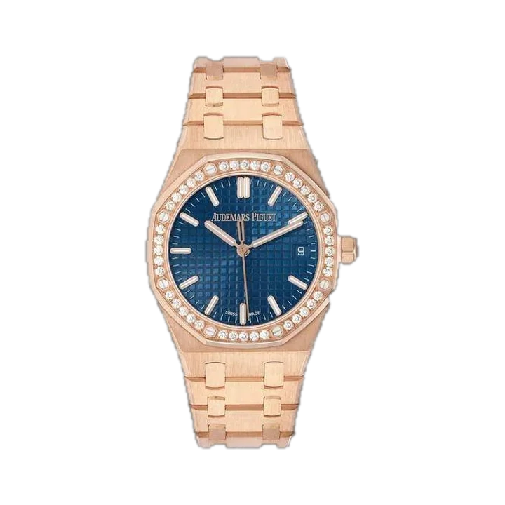 Audemars Piguet Royal Oak 34 (Silver Dial), reference 77451OR, at Yousef Watch