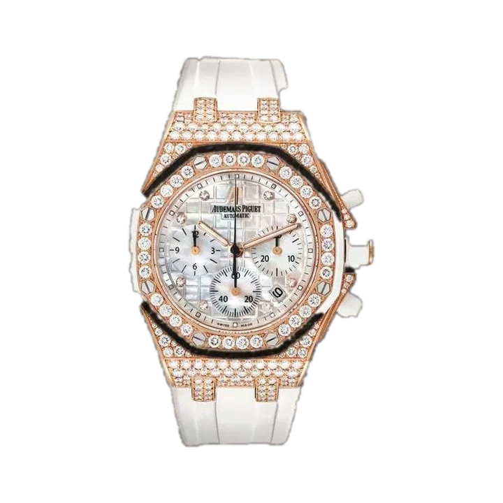 Audemars Piguet Royal Oak Offshore 37 (Mother of pearl Dial) at Yousef Watch