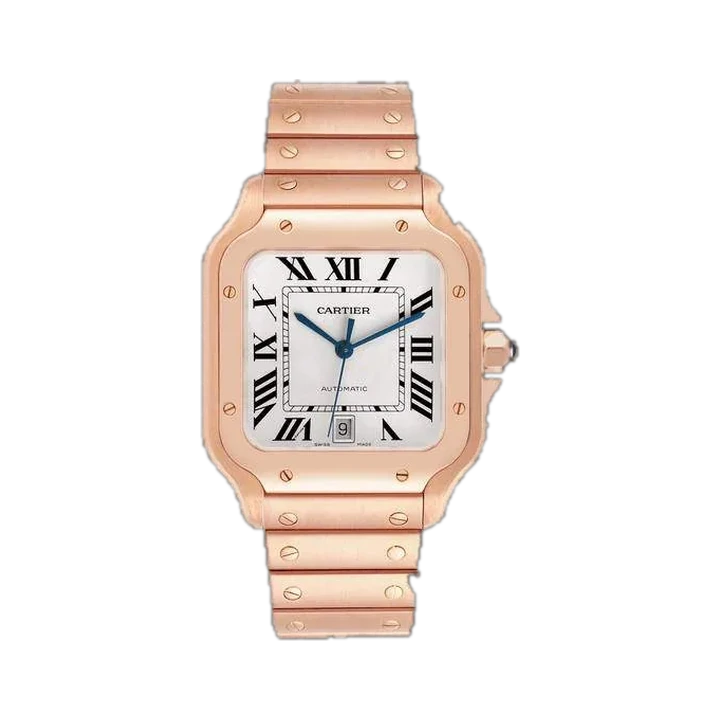 Cartier Santos de Cartier Large (Silver Dial), reference WGSA0007, at Yousef Watch