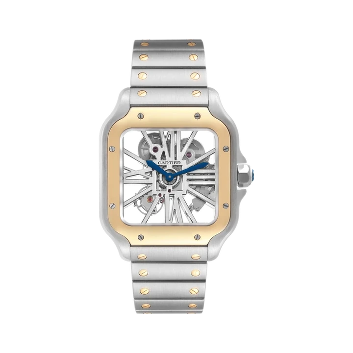 Cartier Santos de Cartier (Skeleton Dial), reference WHSA0019, at Yousef Watch