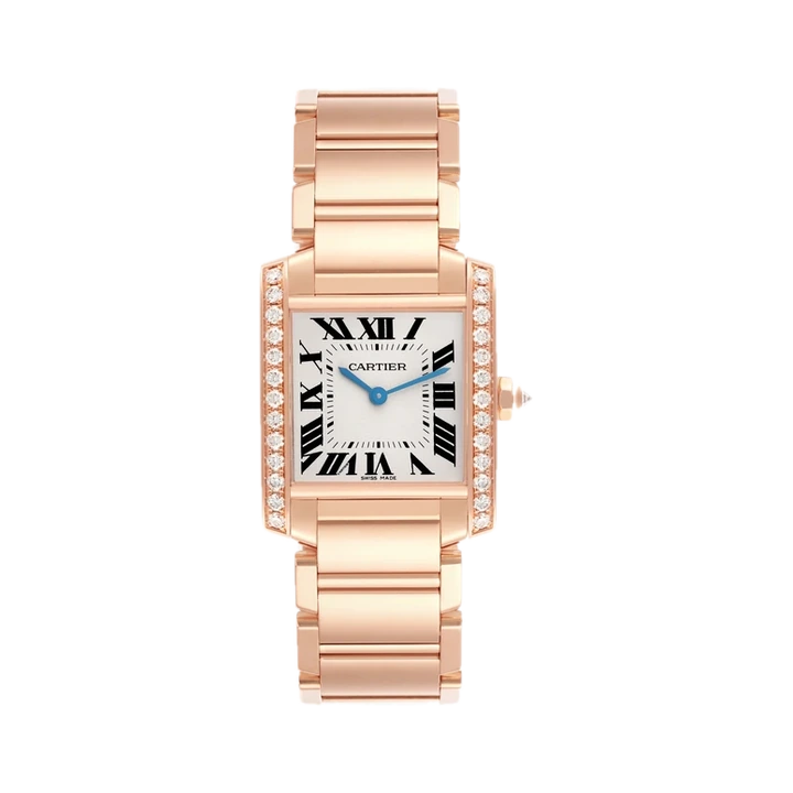 Cartier Tank Française Medium (Silver Dial) at Yousef Watch