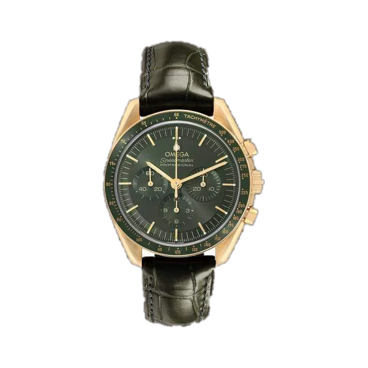 Omega Speedmaster Moonwatch (Green Dial), reference 310.63.42.50.10.001, at Yousef Watch
