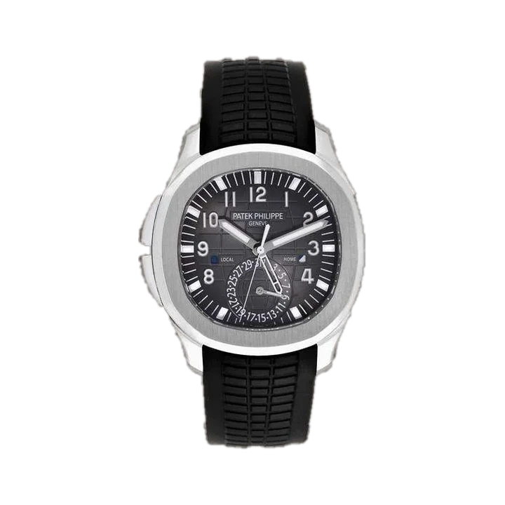 Patek Philippe Aquanaut Travel Time (Black embossed Dial), reference 5164A, at Yousef Watch