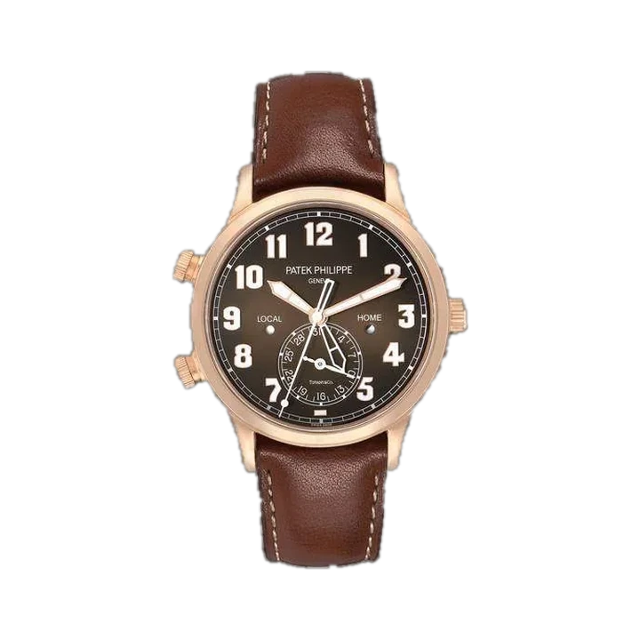 Patek Philippe Calatrava Pilot (Black sunburst Dial), reference 5524R-001, at Yousef Watch