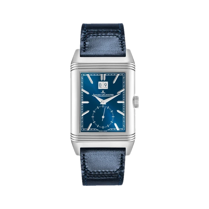 Jaeger-LeCoultre Reverso Tribute (Blue sunray Dial), reference Q714845J, at Yousef Watch