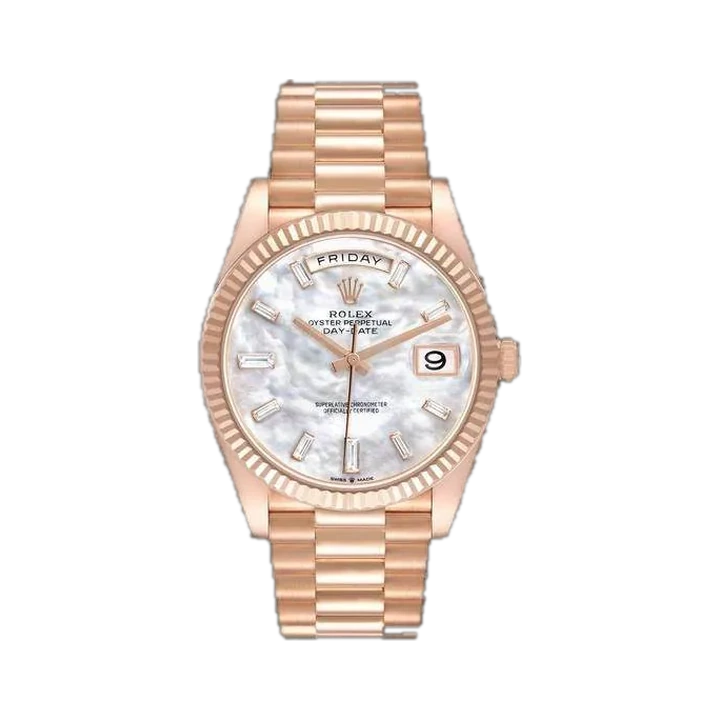 Rolex Day-Date 40 (Mother of Pearl), reference 228235, at Yousef Watch