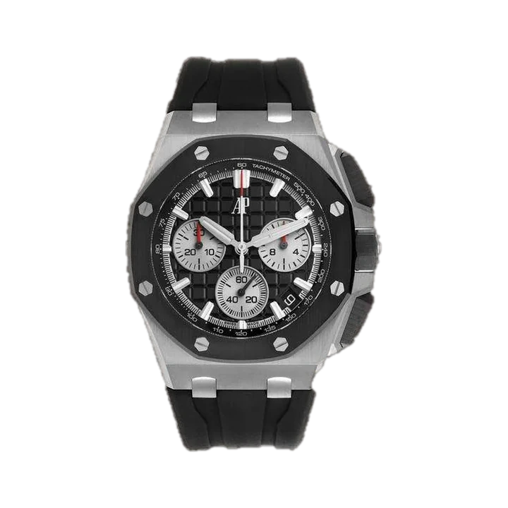 Audemars Piguet Royal Oak Offshore Chronograph (Black Dial), reference 26420SO.OO.A002CA.01, at Yousef Watch