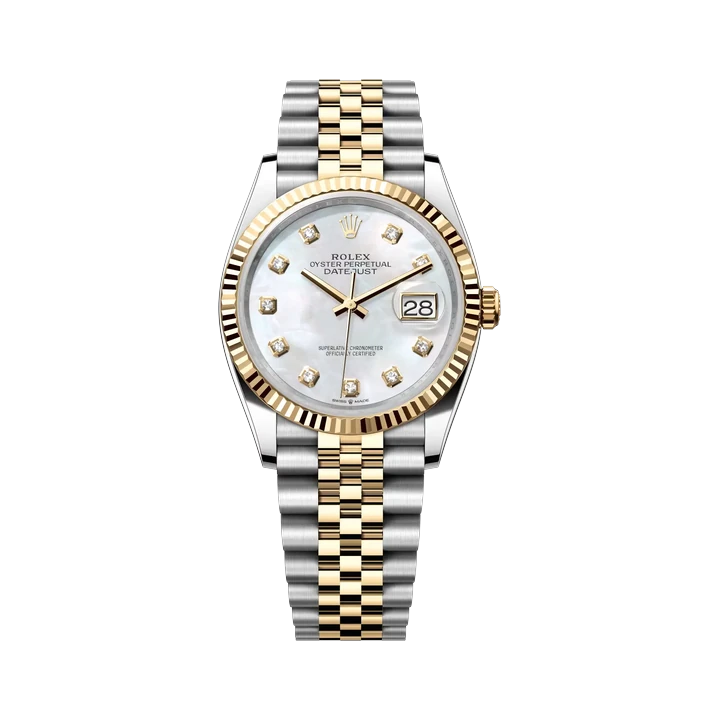 Rolex Datejust 36 (Mother-of-Pearl Diamond), reference 126233, at Yousef Watch