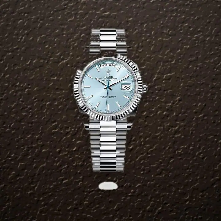 Rolex Day-Date 40 (Ice Blue), reference 228236G, at Yousef Watch