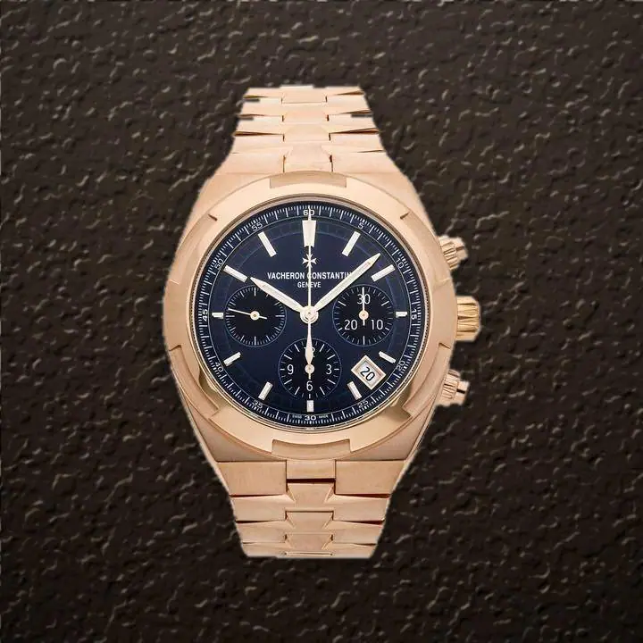 Vacheron Constantin Overseas Chronograph (Rose Gold), reference 5520V/210R-B952, at Yousef Watch